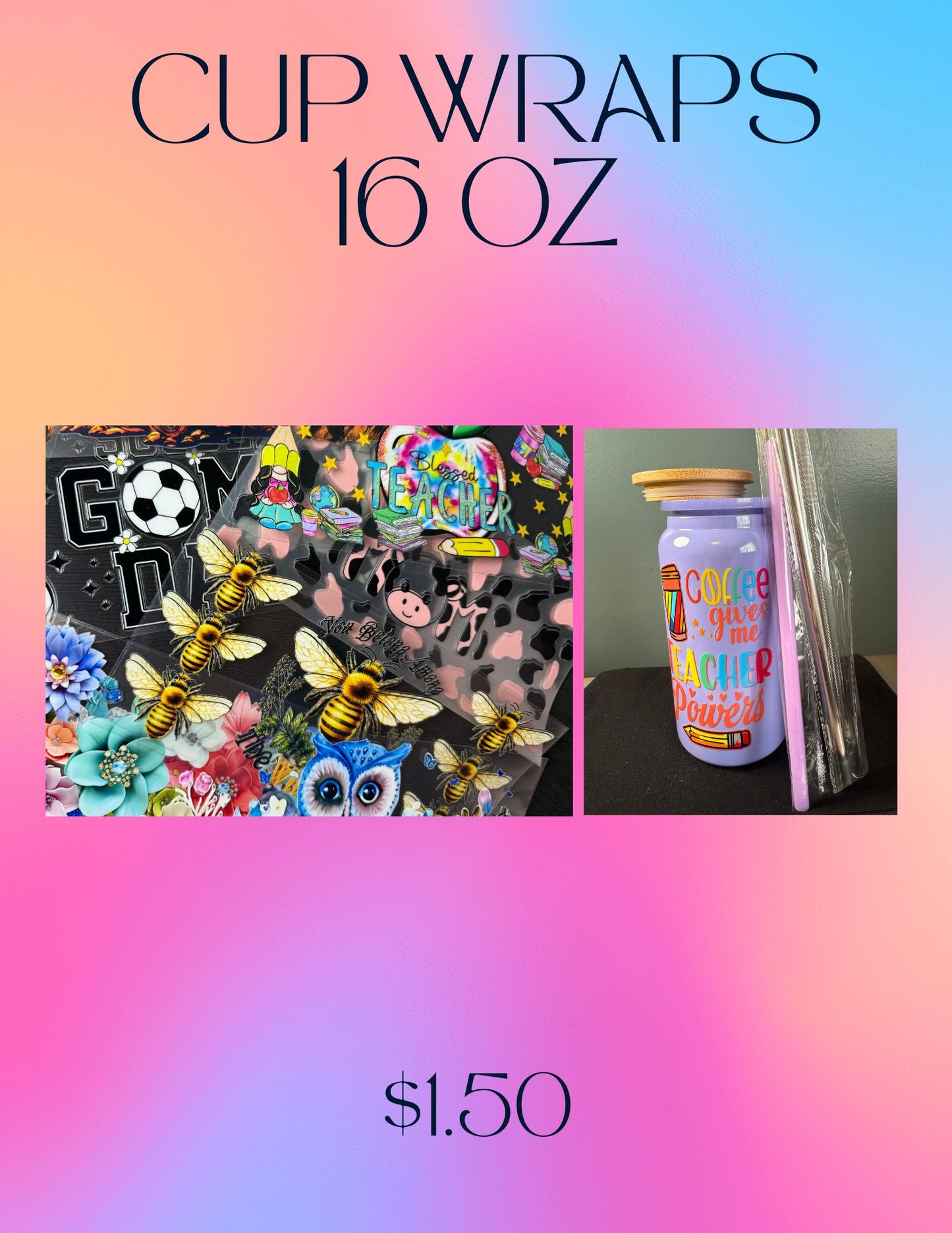 CUP WRAPS 16ozs Online TT