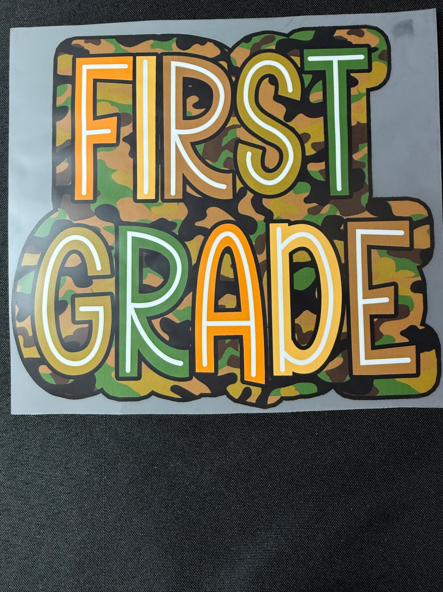 FIRST GRADE CAMO
