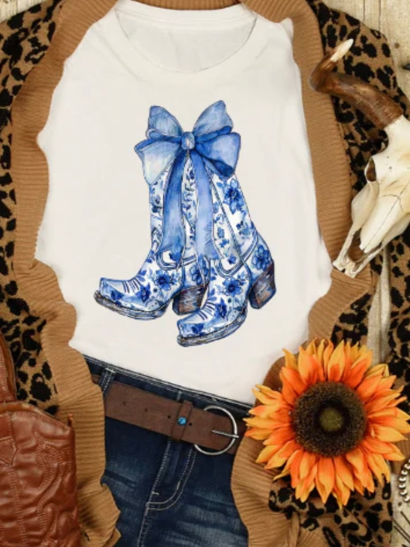 BLUE COWGIRL BOOTS