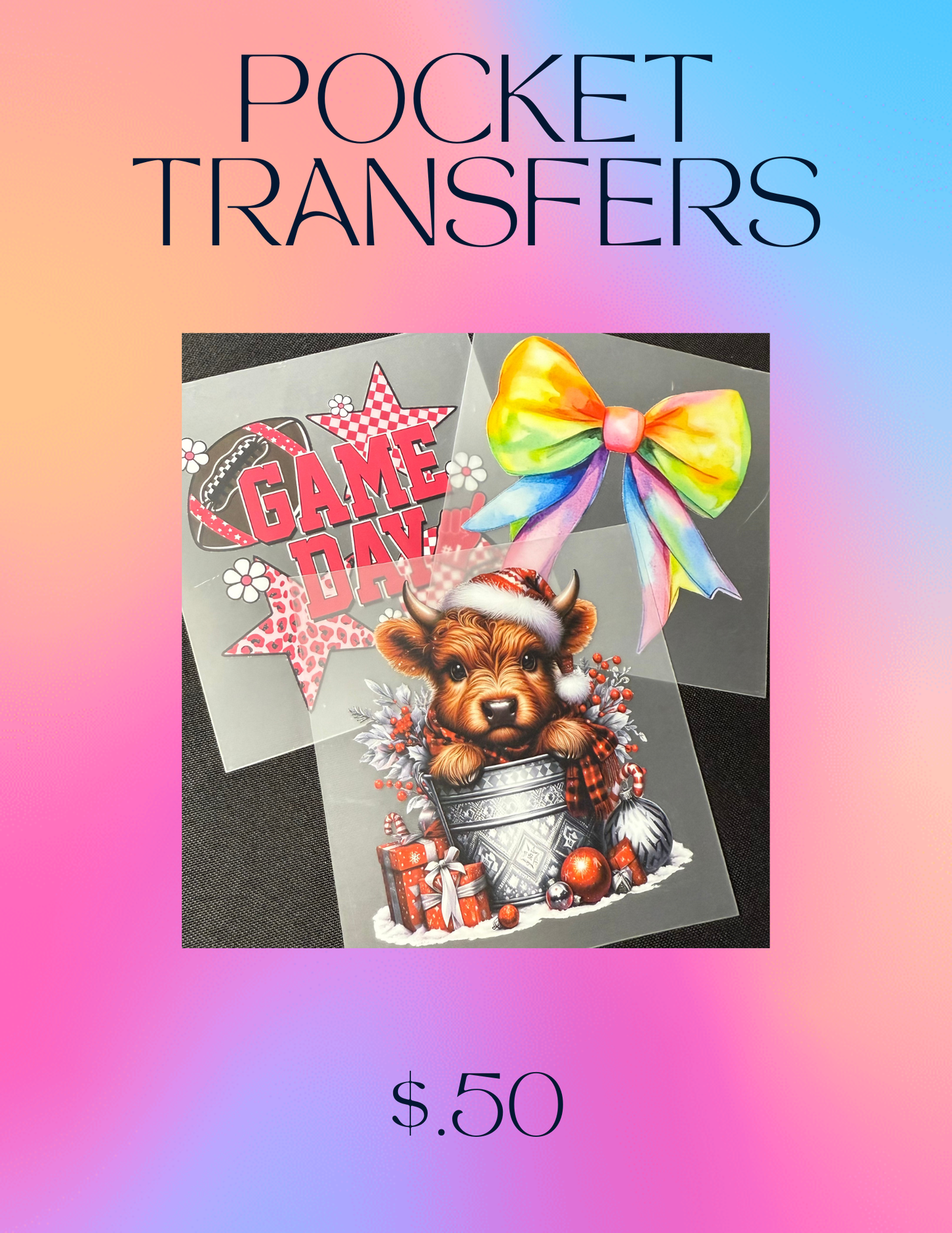 POCKET SIZE TRANSFERS