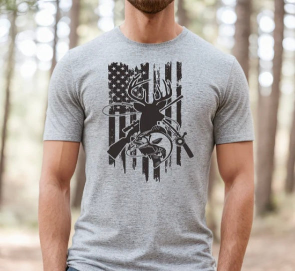 FLAG HUNTING FISHING