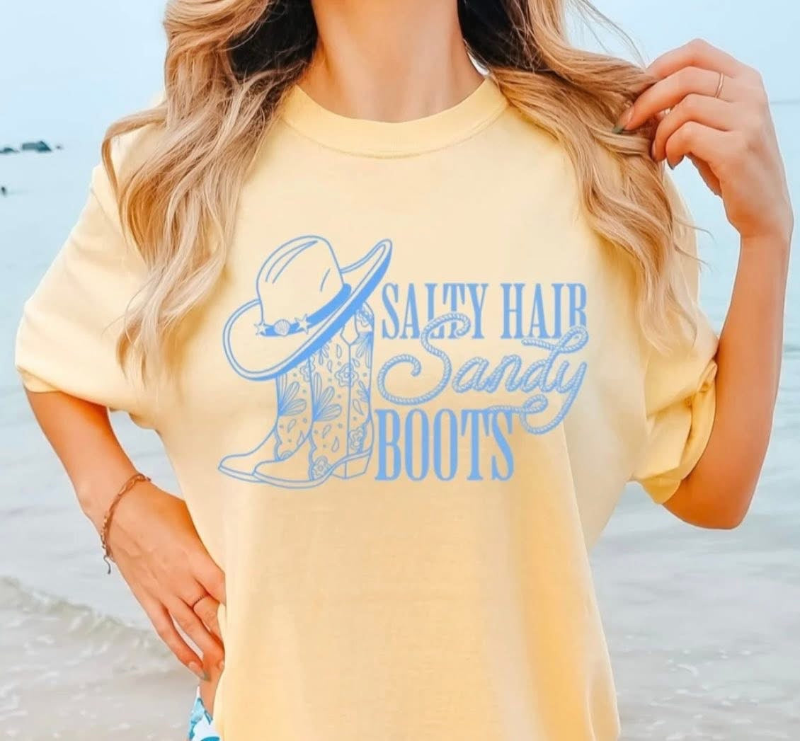SALTY HAIR SANDY BOOTS