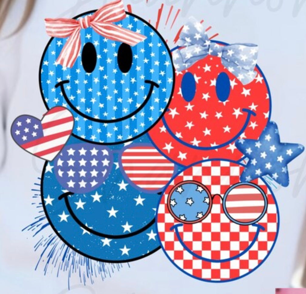 AMERICANA SMILEY FACES