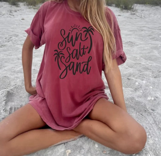SUN SALT SAND IN BLACK PRINT