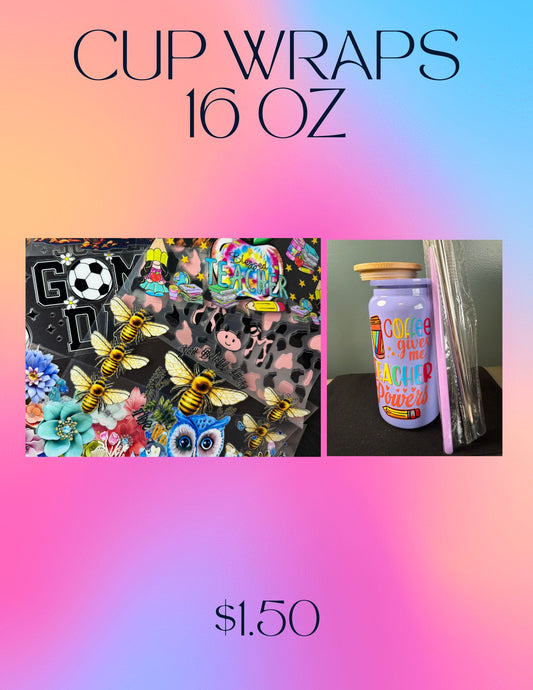 CUP WRAPS 16ozs Online TT