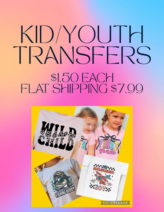 Claimed KIDS Transfers Online TT