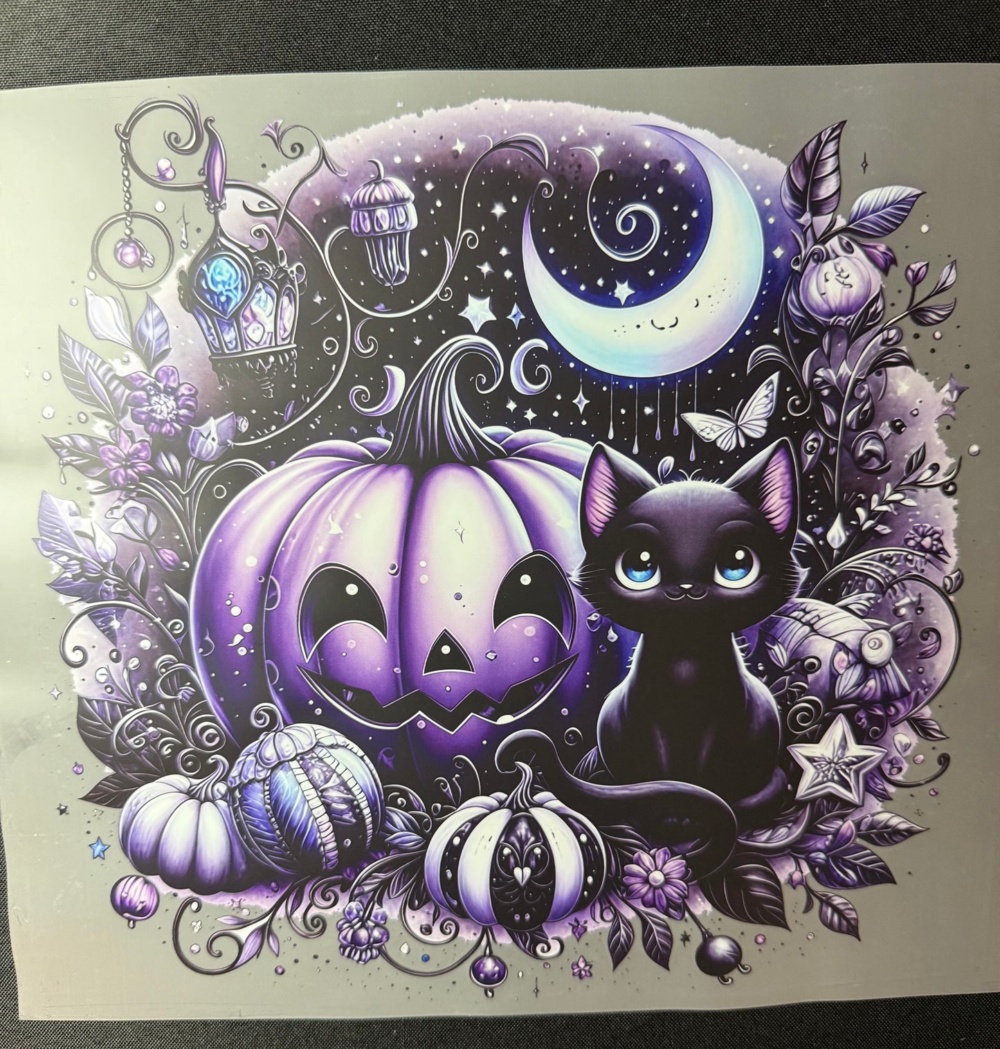 PURPLE PUMPKIN CAT