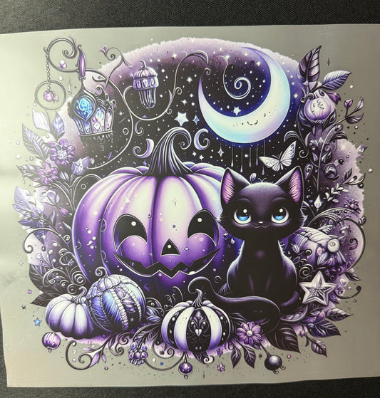 PURPLE PUMPKIN CAT