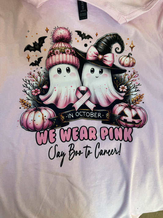 We wear pink ghosts
