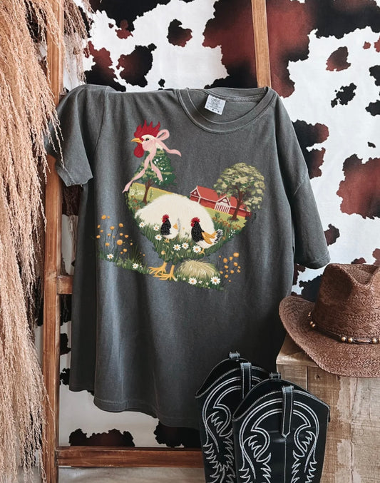 CHICKEN WITH BARNS