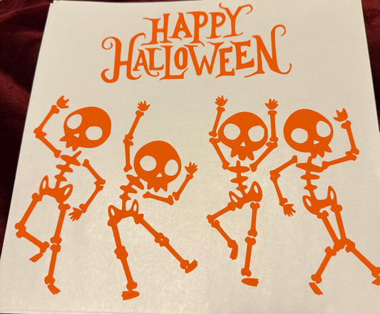HAPPY HALLOWEEN SKELETONS
