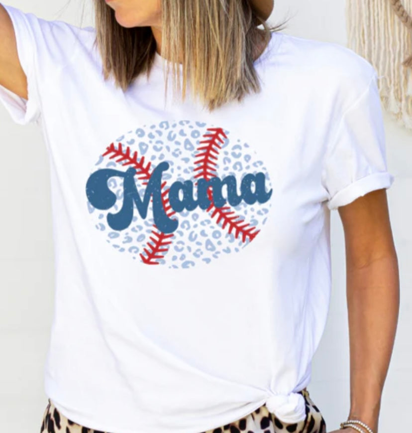 MAMA BASEBALL PRINT