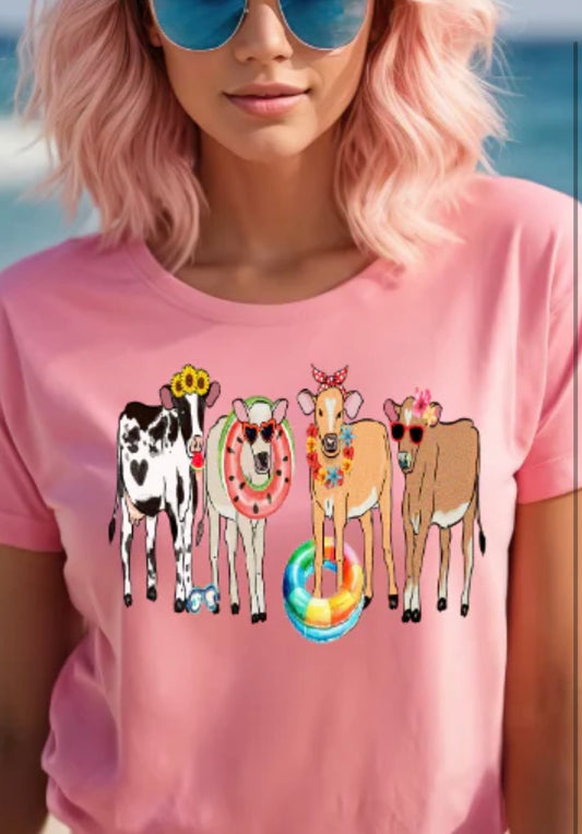 COWS WITH FLOATS
