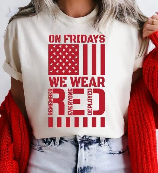 WE WEAR RED