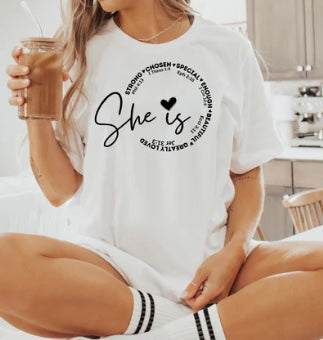 SHE IS WITH BIBLE VERSES